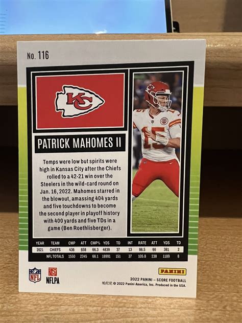 Prices for 2022 Panini Score Football Cards